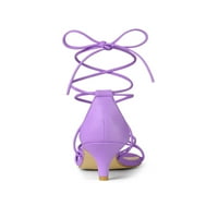 Jedinstvene povoljne ženske mačje štikle sa remenima na vezice sandale za zabavu