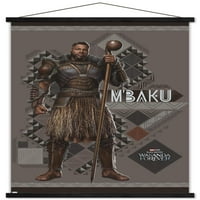 Marvel Black Panther: Wakanda Forever - M'Baku zidni poster sa magnetnim okvirom, 22.375 34