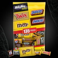 Mars Mješovito M & M, Snickers, Twi & Mliječni put Halloween Chocolate Candy Sorty - 52.16oz 135ct