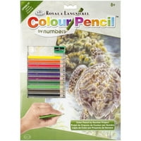 Olovka u boji po broju komplet 8,75 x11.75 - morska kornjača