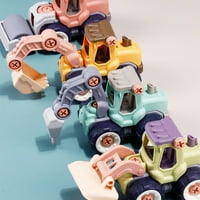 Irene Ineventna Dječija Inženjerska građevinska vozila odvojivi Model kamiona za igračke prijenosni Rano učenje Play Boys Girls poklon za unutrašnje rolere