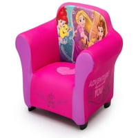 Delta djeca Disney Princess Djeca Tapacirana stolica sa oštrunim plastičnim okvirom