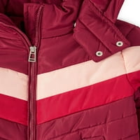 Beverly Hills Polo Club Colorblock Puffer Coat
