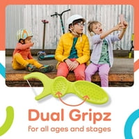 Prazni Kids Dual Gripz ničine, divlji bobica, za djecu svih uzrasta, brojanje