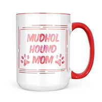 Neonblond Dog & Cat Mom Mudhol Gound Gound poklon za ljubitelje čaja za kavu