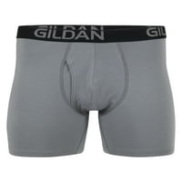 Gildan Muški pamuk Stretch Regularne noge Boxer Gathers, 5-pakovanje, veličina S-2XL, 6 inseam