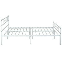 Yoneston Easy Set-up premium metalna platforma za krevet Ne BO Spring potreban sa uzglavljem i nožnim