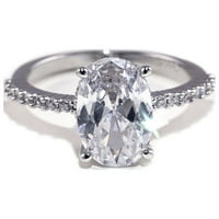 Keusn Women Weld kameni prsten za vjenčanje za angažovanje nakita poklon w