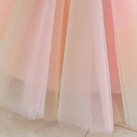 Male Djevojke Tulle Princeza Haljina Fly Sleeve Duge Boje Fluffy Haljine Za Djecu Odjeća Moda
