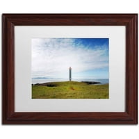 Zaštitni znak likovne umjetnosti' Lighthouse Kalfshamars ' platno Art Philippe Sainte-Laudy, bijeli mat,
