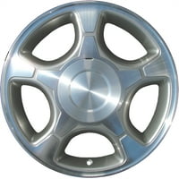 Rekovno oem aluminijumski aluminijski kotač, srednji ugaoni ugljen, odgovara 2004- Chevrolet Trailblazer