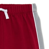Udoban Džems Boys Dugi rukav gornji dio i vezice za Džogere pidžama set za spavanje, 2 komada, veličine