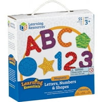 Resursi za učenje, LRN7724, magnetni brojevi slova obloženi set, set