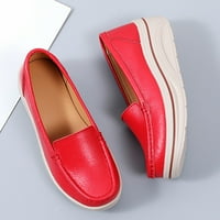 Homadles ženske ravne sandale-Plus Size debeli đon Casual na klirens sandalama crvena Veličina 9