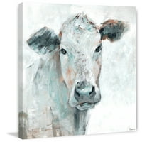 Parvez Taj Cow Groove slika Print na omotanom platnu