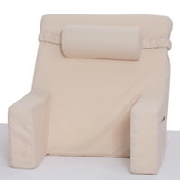 Deluxe Comfort Bed Lounger Jastuk za krevet - Ortopedska klasa FORM FOAM - Odvojivi vratnicu cervikalni jastuk - specijalitet Medicinski jastuk - Jastuk za odmor, Off-White