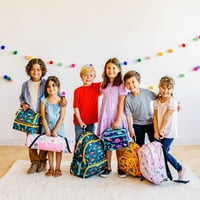 Wildkin Dvije izolirane torbe za ručak za ponovno za višekratnu upotrebu za dječake za dječake i djevojke, BPA besplatno, uključuje remen za rame