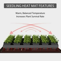 20w vodootporna toplotna prostirka za sadnice za razmnožavanje sjemena i povećanje klijavosti