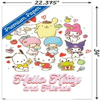 Pozdrav Kitty i prijatelji - Kawaii Favorite Flavors Zidni poster, 22.375 34