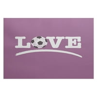 po dizajnu Love Soccer unutrašnja Vanjska prostirka za vrata