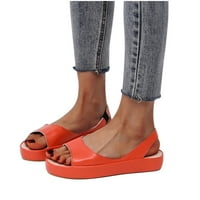 APRESITEA CLEACHANCE Predmeti udobne sandale za žensku na plaži Čvrsta boja Komforne papuče Ribe Cipele
