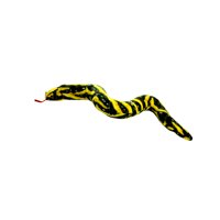 Moćna tufy izdržljiva pust zmija igračka psa, crna žuta