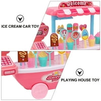 Set Sladoled automobila Igračka simulacija sladoleda Kolica igračka igrati kuće