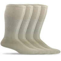 Jefferies čarape muški vojni visoki borbeni pamuk rebro preko paketa čarapa za čizme