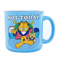 Garfield ne danas srebrna bivola keramička kampera, 20oz