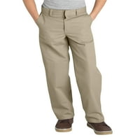 Dickies Boys School Uniform Classic Fit ravno noga s ravnim prednjim hlačama, Veličine 4- & Husky