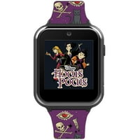 Disney Hocus Pocus Unise Child iTime pametni sat sa silikonskim remenom u ljubičastoj boji